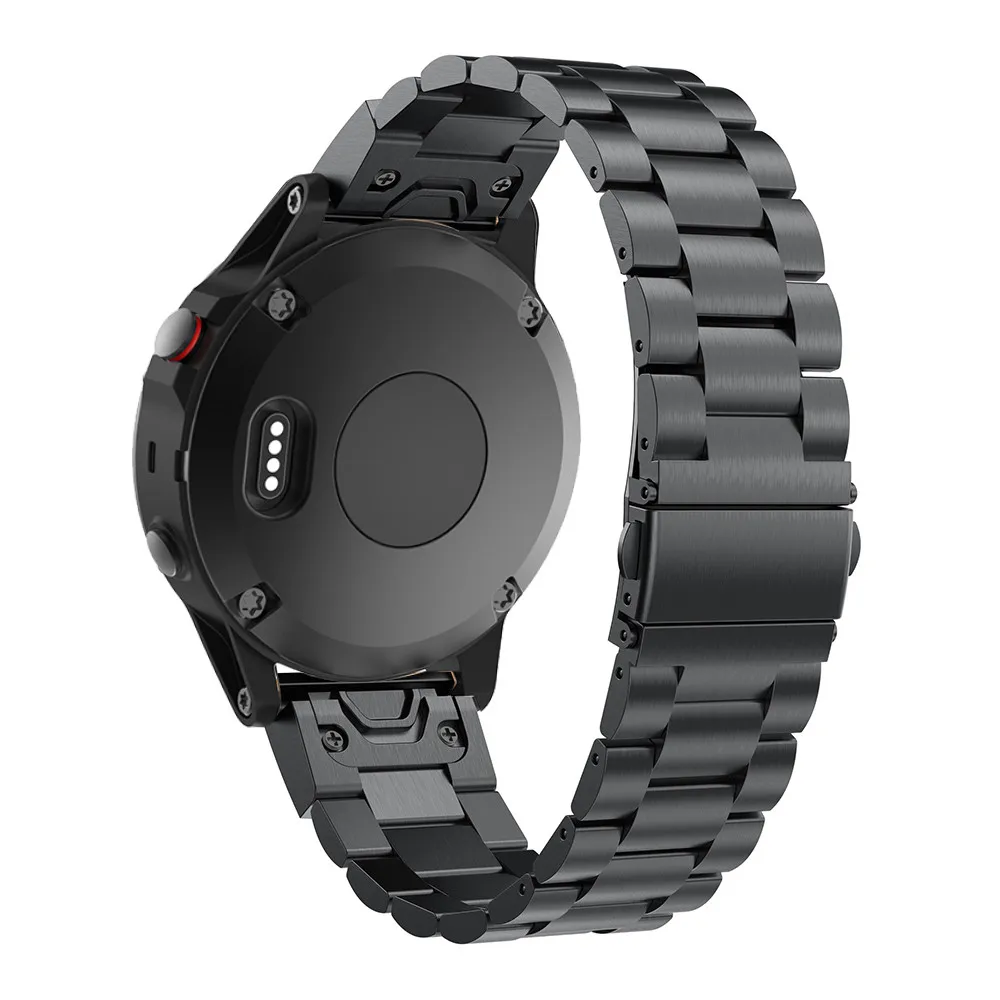 Фото Ремешок из нержавеющей стали для наручных часов Garmin Fenix 5X 5x Plus, Garmin Fenix 3 3 HR 26 мм, металлический сменный умный ремешок, Новинка №3