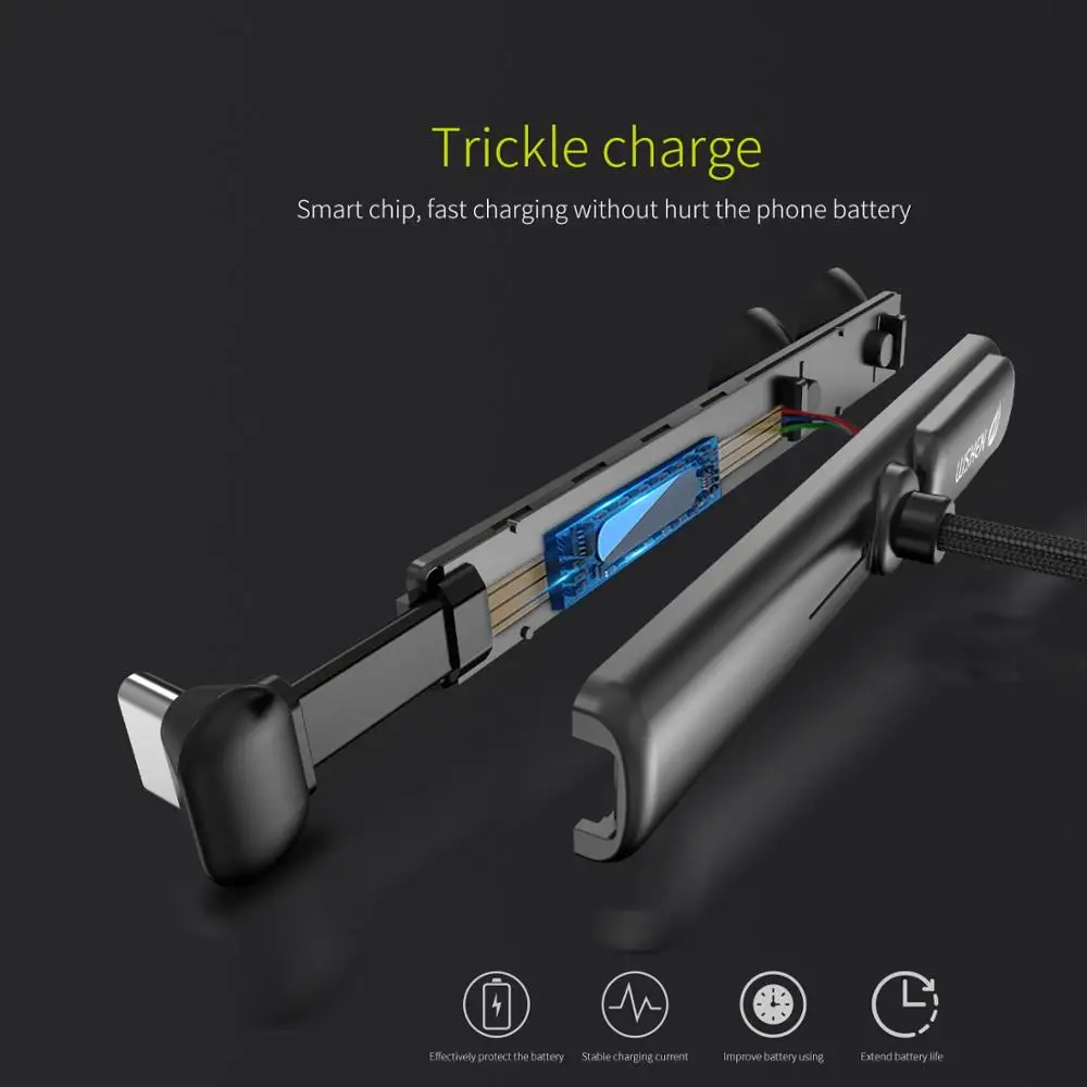 WSKEN usb type C кабель для зарядки телефона для samsung Hauwei Xiaomi USB C кабель для зарядки мобильного телефона провод, usb-кабель