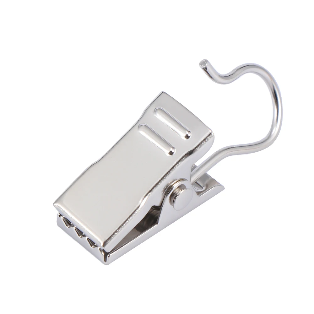 Металлический зажим для штор из нержавеющей стали 20 шт./компл. | Дом и сад