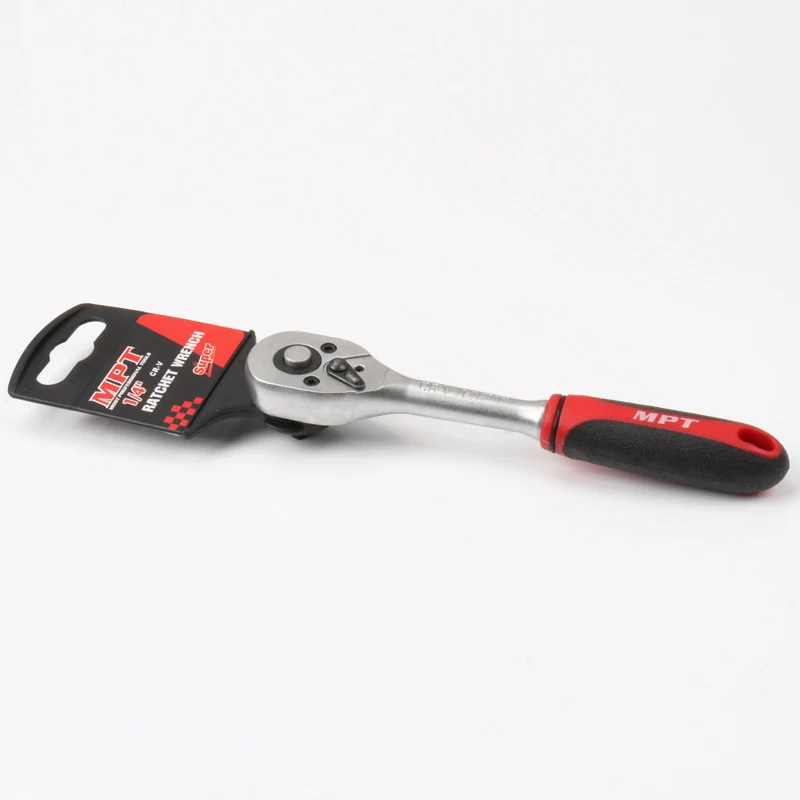 Ratchet wrench Plastic handle High Torque A Type Wrench for Socket 24 Teeth Quick Release Single-end Hand Repairing Tools | Инструменты