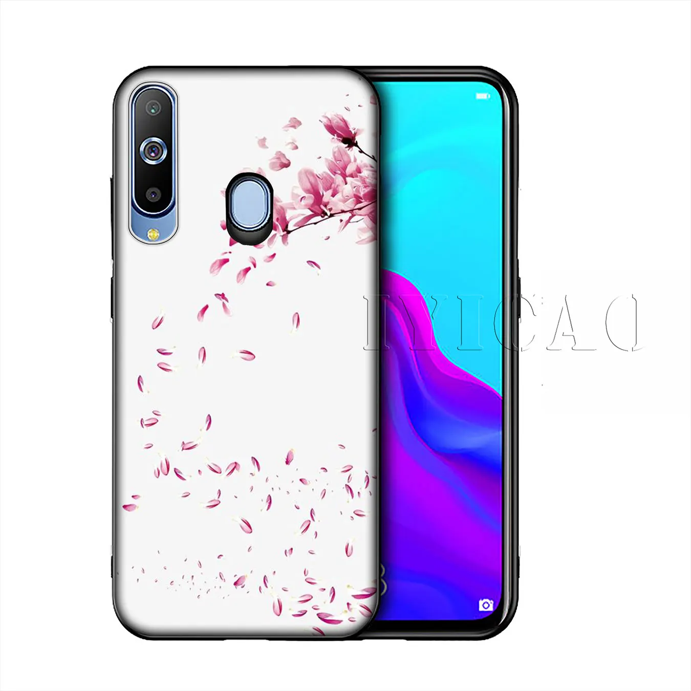 IYICAO цветок Мягкий силиконовый чехол для samsung Galaxy A10 A30 A40 A50 A70 M10 M20 M30 крышка |
