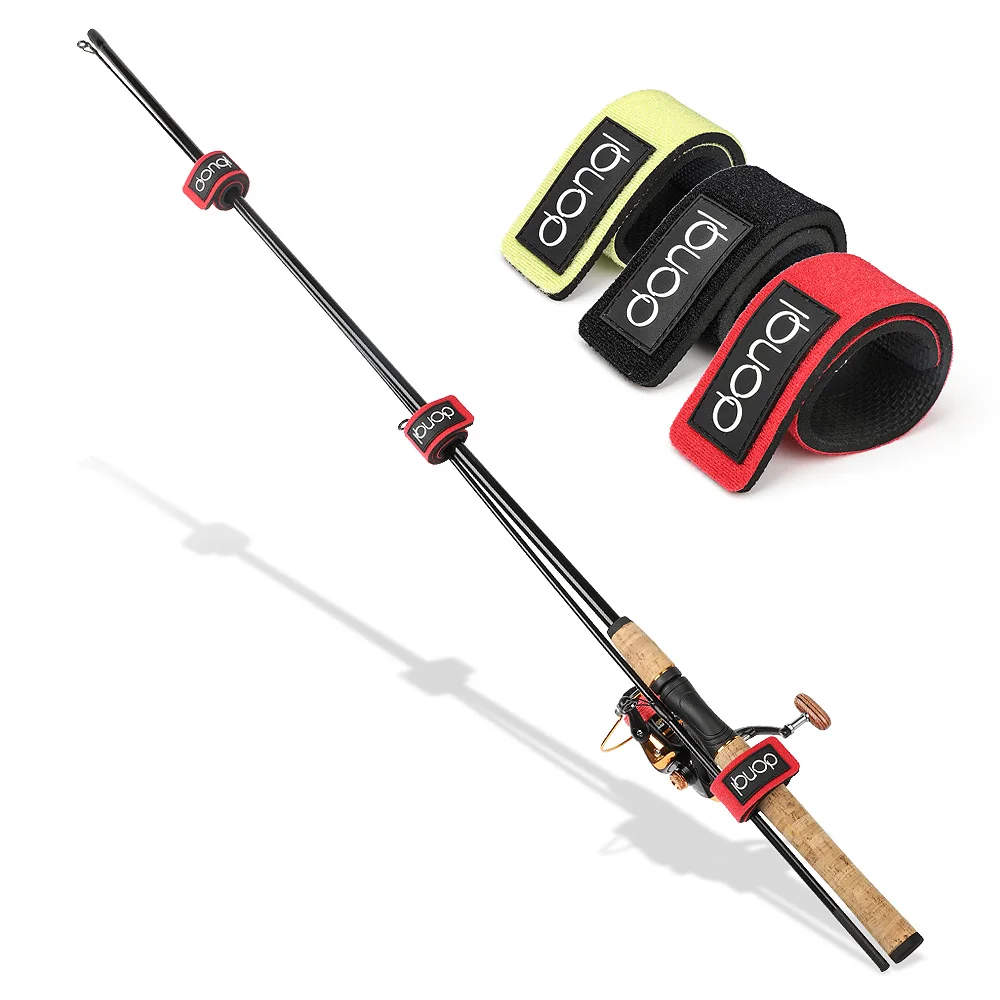 DONQL 5pcs/lot Elastic Bandage Fishing Rod Tie Strap for Carp Tool Guide Ring Holder Belt | Спорт и развлечения