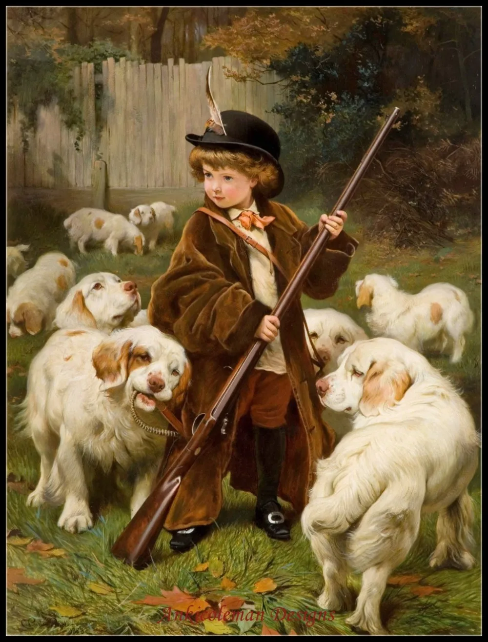 

Embroidery Counted Cross Stitch Kits Needlework - Crafts 14 ct DMC Color DIY Arts Handmade Decor - The New Keeper