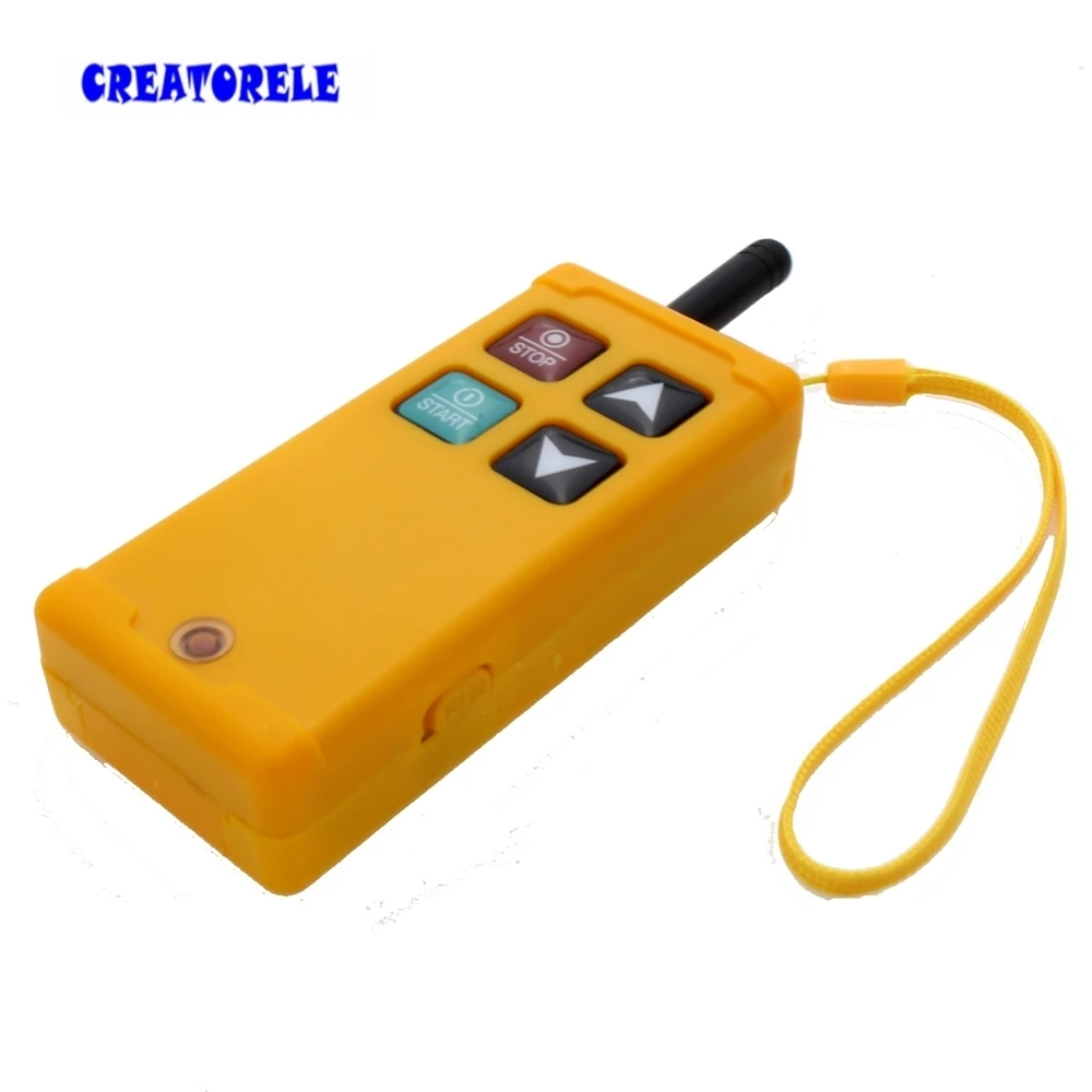 Промышленный беспроводной радиопульт дистанционного управления переключатель для крана 1 приемник+ 1 передатчик AC220V 110V 380V 36V 12V 24V