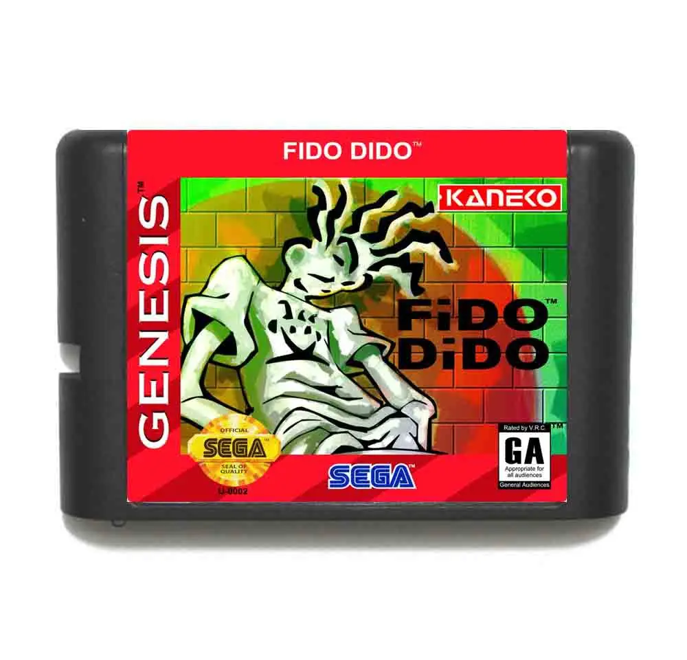 Fido Dido 16 бит MD игровая карта с розничной коробкой для Sega Megadrive/Genesis|fido dido|16 bitmd game |
