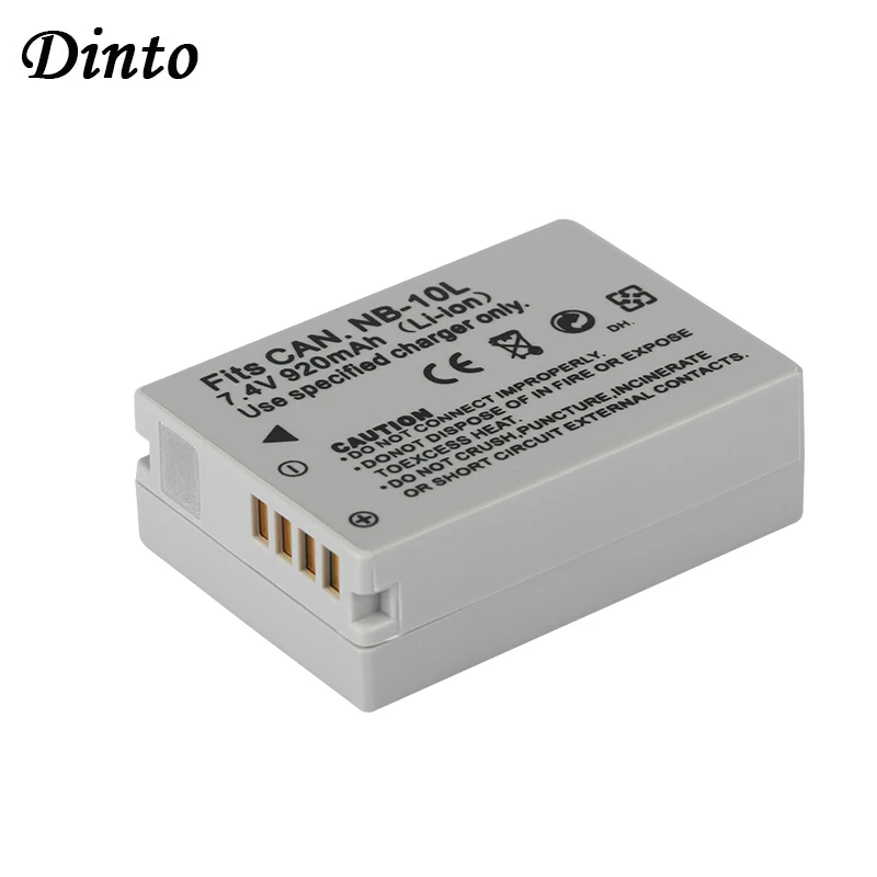 Аккумуляторная батарея Dinto литий-ионный аккумулятор емкостью 920 мАч для