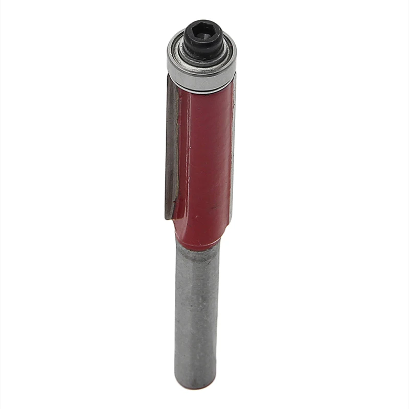 

1PC 6.35mm Flush Trim Bit Carbide Tipped For 1/4" Shank Router Bits Woodworking Tools