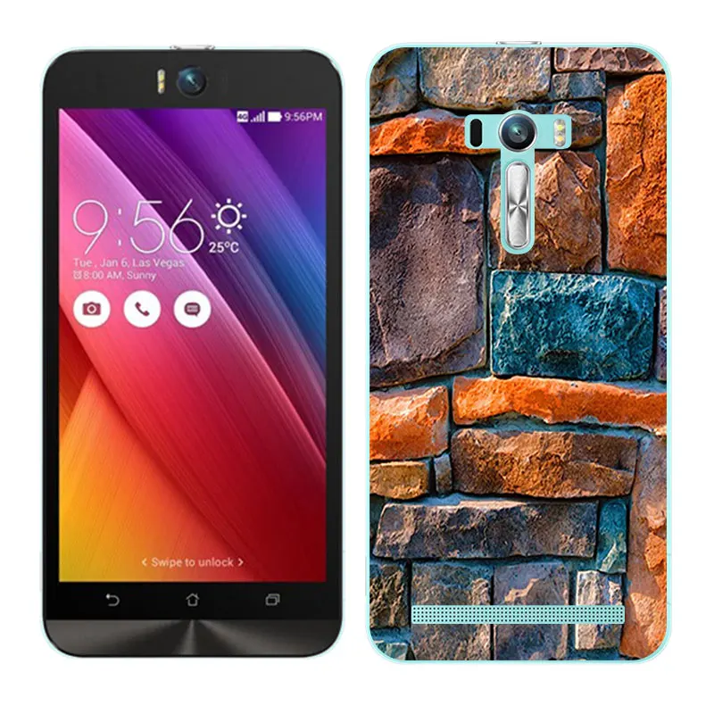Для Asus Zenfone Selfie ZD551KL 5,5 дюймов Мягкий силиконовый чехол для телефона с изображением слона Обложка с рисунком для Asus Zenfone Selfie ZD551KL Fundas