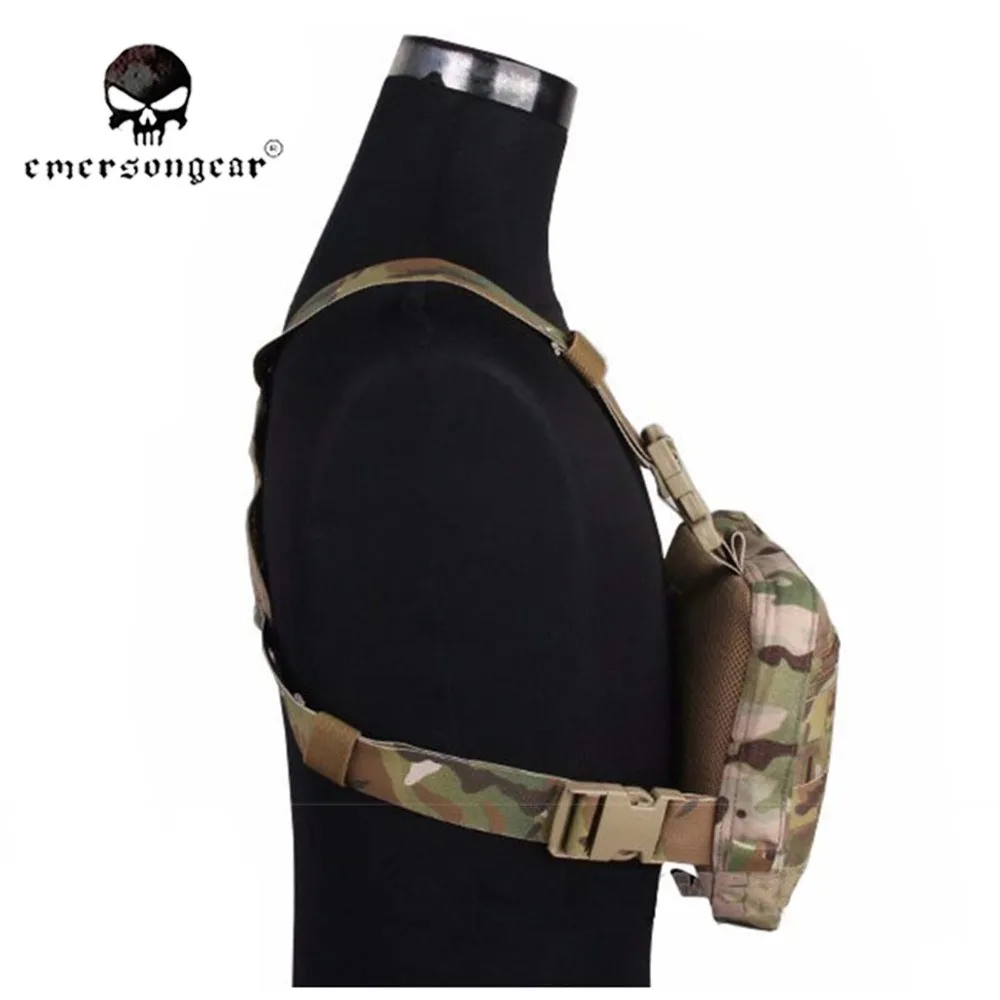 EmersonGear нагрудная сумка Recon Airsoft Боевая тактическая Сумка Molle EM9285|multicam black|multicam
