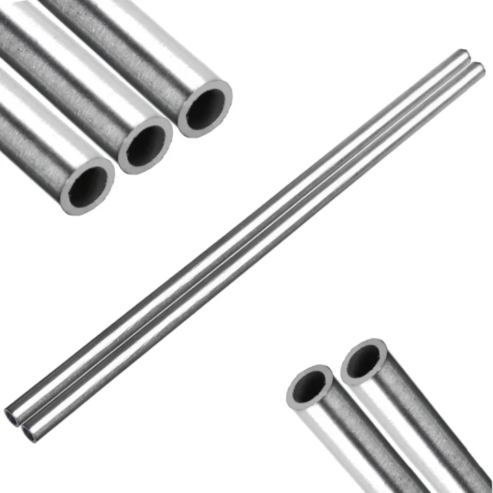 

2pcs Silver 304 Stainless Steel Capillary Tube Corrosion Resistant Rod Pipe Tool OD 8mm 6mm ID Length 250mm Mayitr