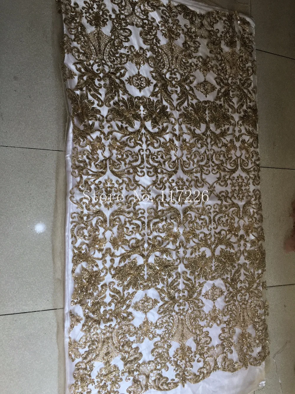 Красивое роскошное приклеенное блестящее вышитое искусственное украшение с