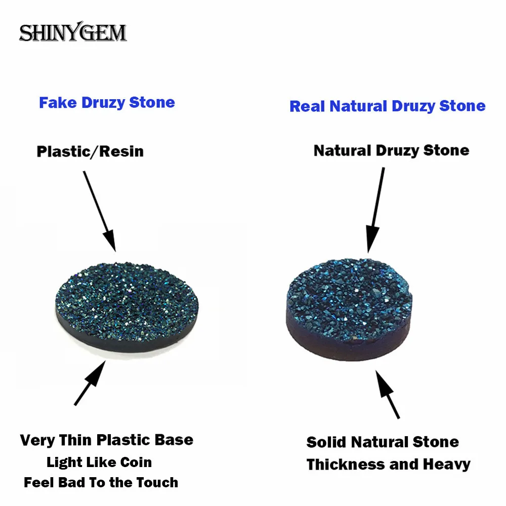 ShinyGem кристалл натуральный камень Цепочки и ожерелья Винтаж нерегулярные Druzy рок кристалл Цепочки и ожерелья 24 К из чистого золота цепи Цепочки и ожерелья для Для женщин Для мужчин