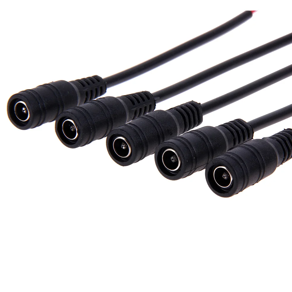 10 шт Удлинительный DC Мощность разъем с помощью фиксирующей пряжки 5 5x2 1 мм Мужской