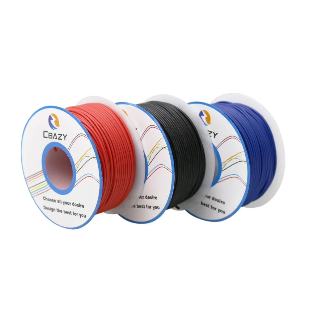 30 м многожильный 22AWG 10 видов цветов UL1007 экологически благоприятный электронный