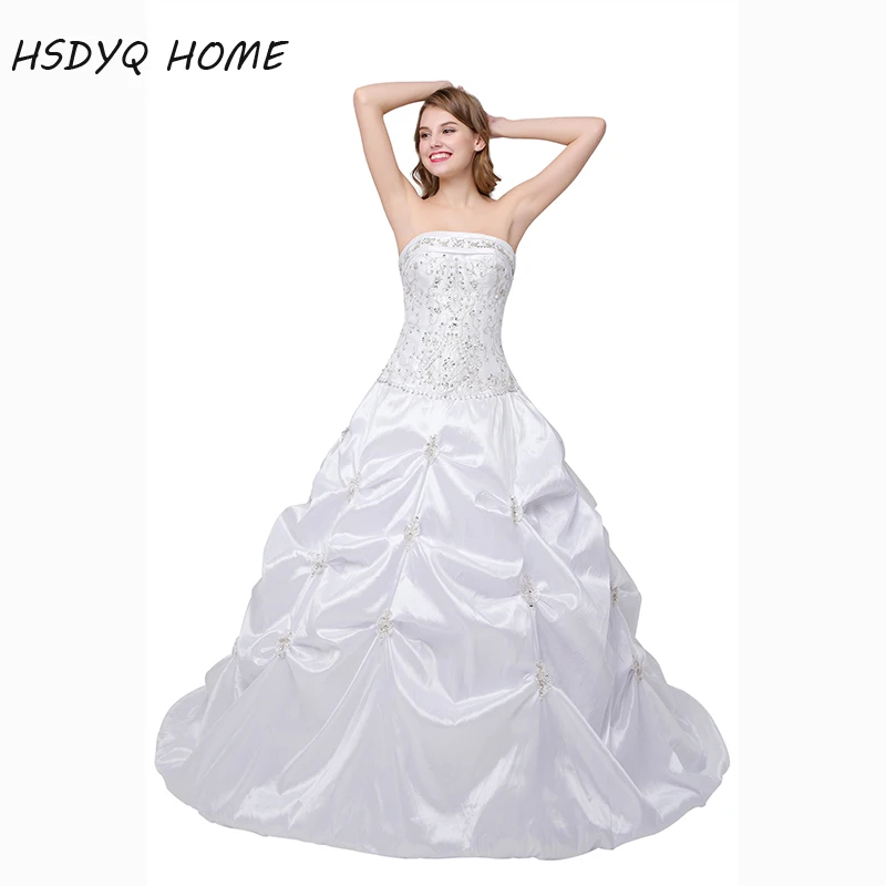 В наличии белые трапециевидные платья vestido de 15 anos noiva Fotos reais branco sem alcas com trem дешевые