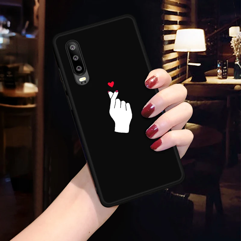 Black Painting Matte Patterned TPU Phone Case For Huawei Honor 9 10 Lite 7X Note Magic2 8X 9X Space Planet Capas Cover |