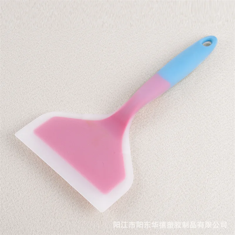 1 шт. силиконовые шпатели мяса говядины яйцо Кухня скребок широкий Лопата для