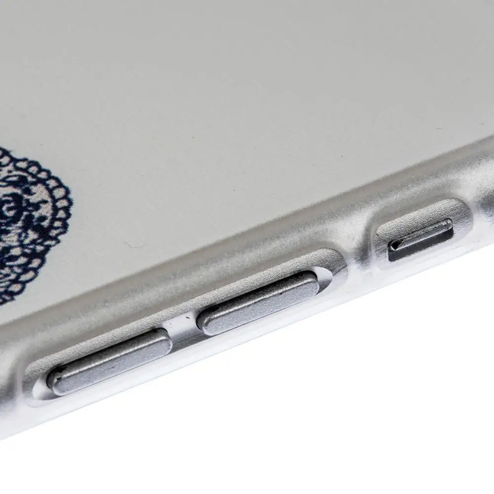 Ультратонкий ударопрочный чехол для мобильного телефона с цветочным принтом и