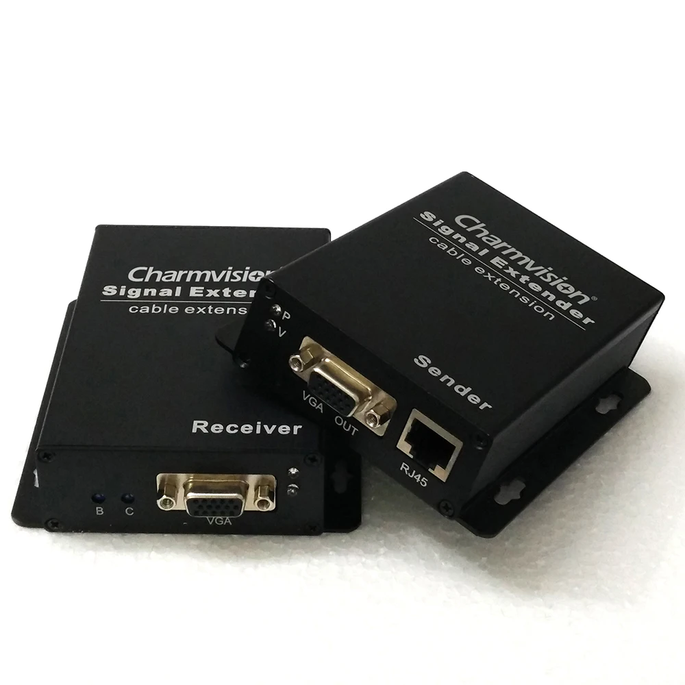 Charmvision IPEV 200VA VGA IP удлинитель 200 м по локальной сети TCP стерео голоса UTP кабель