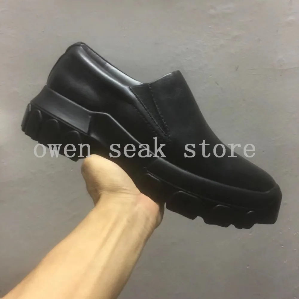 19ss Owen Seak/мужские лоферы Повседневная обувь роскошные кроссовки из натуральной