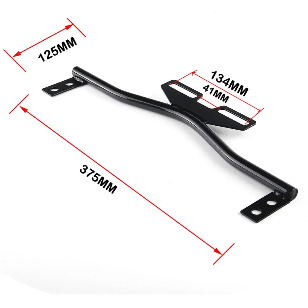 Black bracket bar 7-дюймовый светодиодный светильник на голову " кронштейн 4,5 дюймов светильник ближнего света противотуманный светильник с корпусом ковшовый кронштейн для мотоциклов для Har ley - Цвет: Black bracket bar
