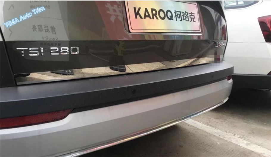 Lapetus Авто Стайлинг Задняя Крышка багажника защитная полоса накладка комплект 1