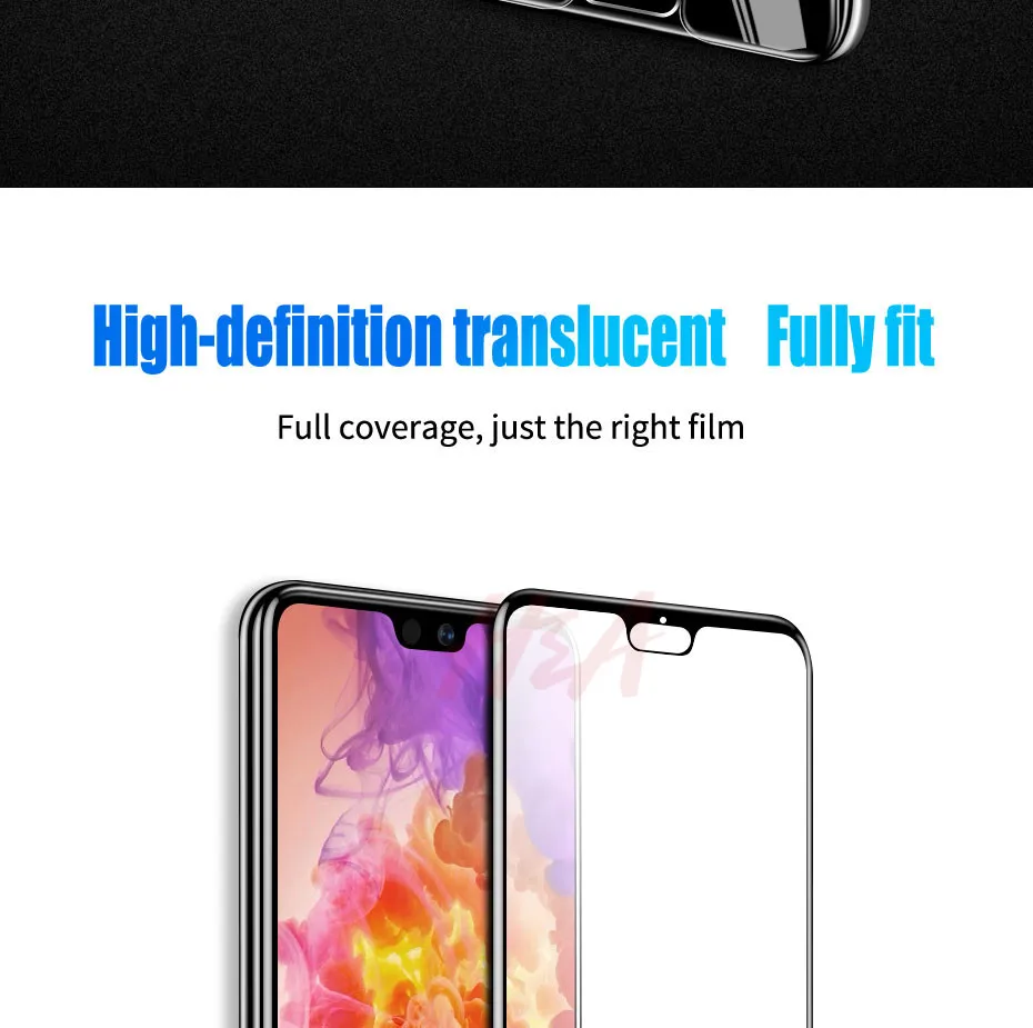 5D полное покрытие закаленное стекло для huawei P20 Lite Pro Защитное стекло для huawei P10 P9 Lite P10 Plus Honor 9 8 Lite стекло