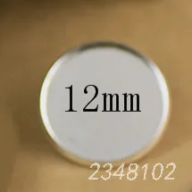 Silver 12mm 20 шт Винтажная заколка для волос, заколки, пряжки, крепежи 12 мм кабошон камея пустая основа лоток ободок DIY Hearwear ювелирных изделий - Цвет: Silver 12mm