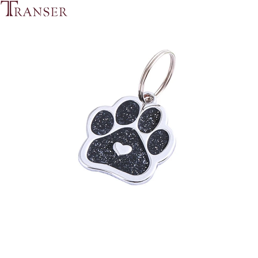Идентификационная бирка для собак и кошек Transer Paw Heart ожерелье домашних животных