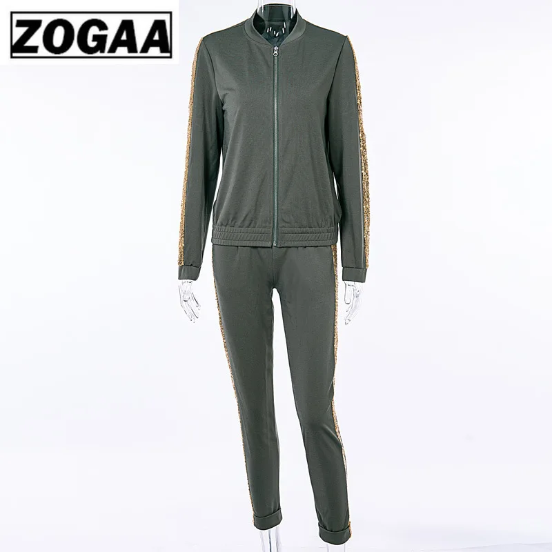 Женский костюм для катания повседневный из 2 предметов: Топ и штаны с блестками o