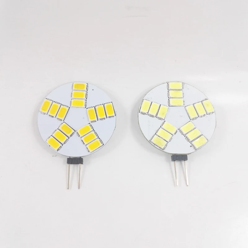 10 шт./лот 5 Вт Светодиодный прожектор G4 LED SMD 5630 Светодиодная лампа 12 В теплый