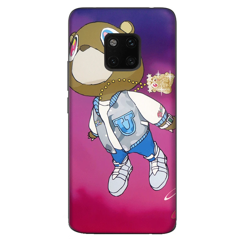 Silicone TPU Phone Case For Huawei Nova 2i 3 3i Mate 10 20 Pro Lite Y6 Y5 Prime 2017 2018 Kanye West Graduation Bear | Мобильные