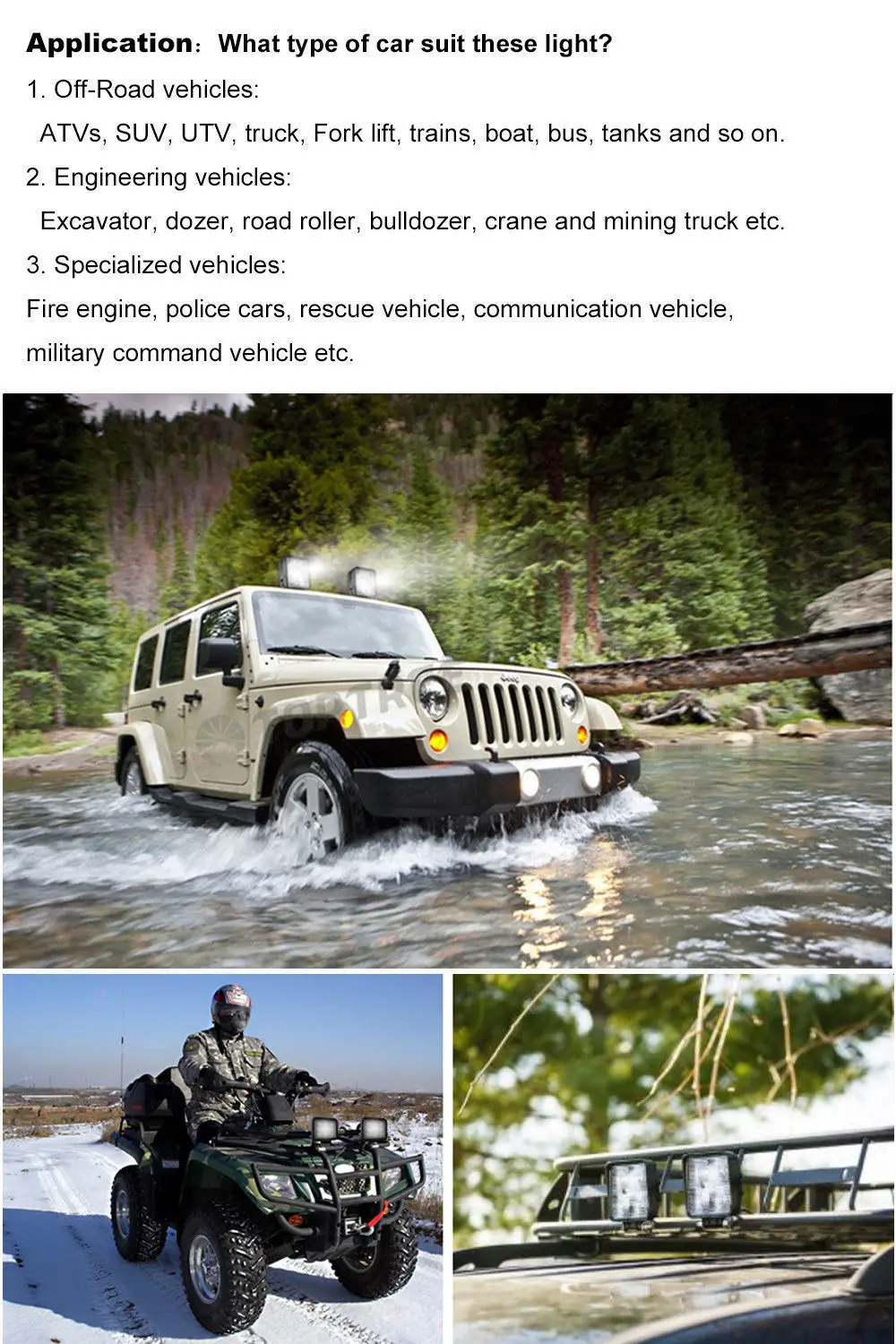 1 шт./лот 48 Вт Прожектор 16x3 Вт автомобиля светодиодные работы бар диск лампы пятно света для индикаторы вождения мотоцикла Offroad Лодка автомобиля