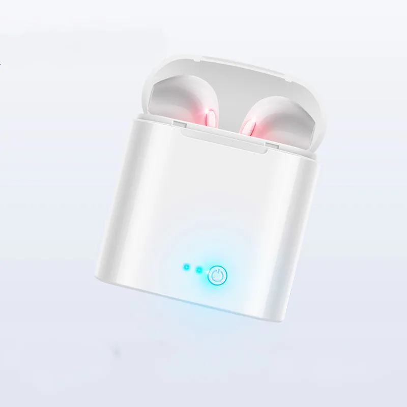 TWS I7 беспроводные наушники Bluetooth 4,2 спортивные мини бинауральные Беспроводные наушники с зарядным устройством для всех смартфонов