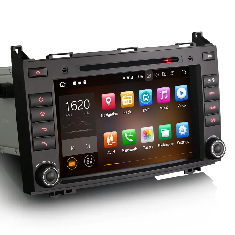 Erisin ES7821B 7 &quotAndroid 8 0 Octa core 4G RAM автомобильный DVD GPS радио DVR DAB + для Benz Sprinter Viano Vito W169