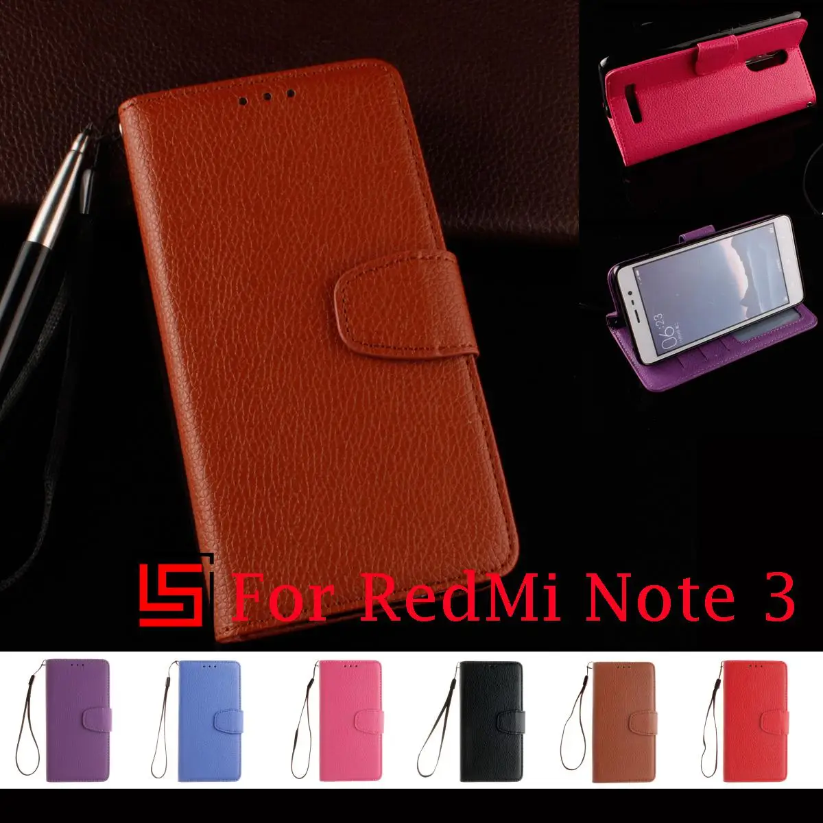 Чехол Кошелек из искусственной кожи с откидной крышкой чехол для телефона Xiaomi Xiamo