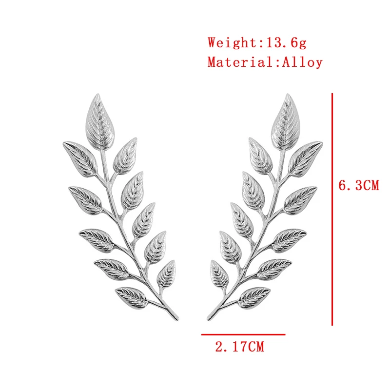 1 пара модная мужская и женская брошь в форме листа ретро изысканный хиджаб с