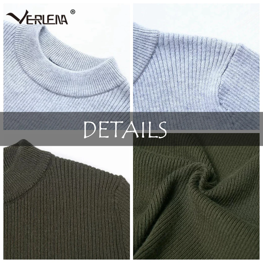 Verlena Hot Cropped Jumper 2019 Pure Black Winter Sweater Crop Top Knitwear Long Sleeve Turtleneck Women Sweaters Pullovers Pull | Женская
