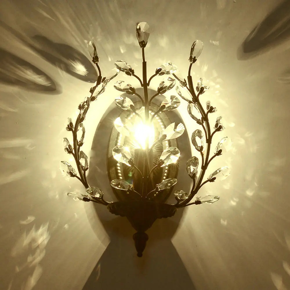 Настенный светильник светодиодный с кристаллами|crystal wall sconces|wall sconceled light |