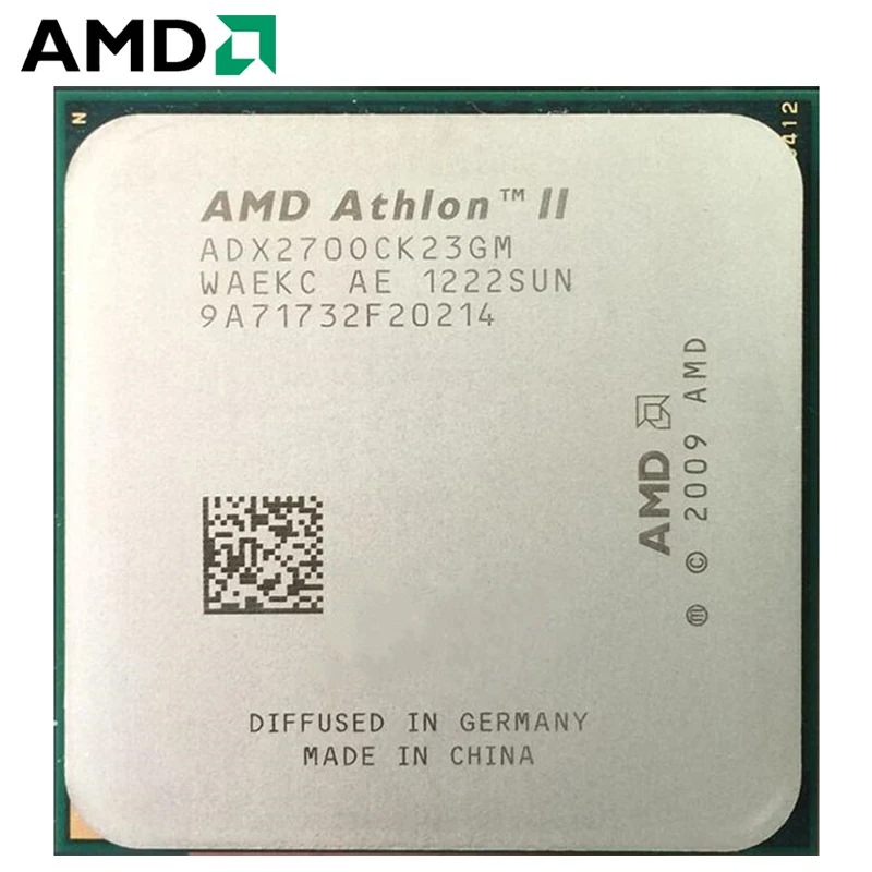 Процессор AMD Athlon II X2 270 ЦП 65 Вт 3,4 ГГц 938-pin двухъядерный ЦП настольный процессор X2 270 Socket processador AM3 AM2