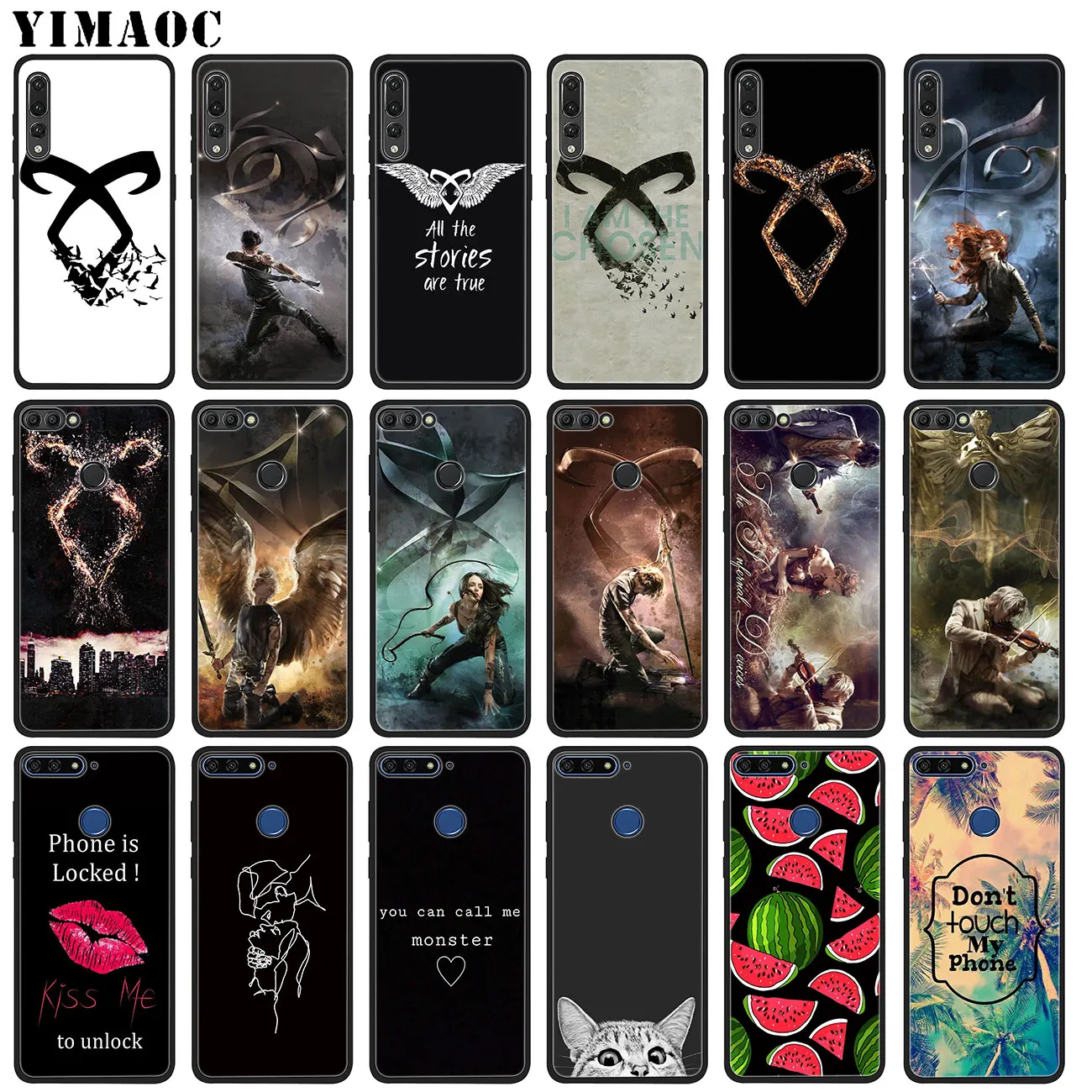 YIMAOC Mortal Instruments City Of Bones Мягкий силиконовый чехол для Huawei P20 Pro P10 P9 P8 Lite Mini 2017 P Smart Z 2019