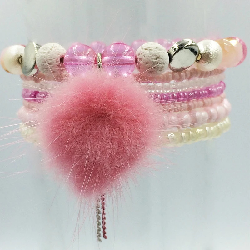 Женский винтажный браслет с шармами в стиле бохо 7 шт./компл. женский эластичный