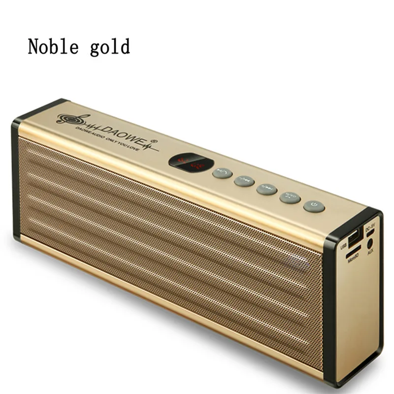 Daowe 3020 мини Беспроводной bluetooth портативные колонки mp3 fm usb Открытый 20 Вт Алюминий