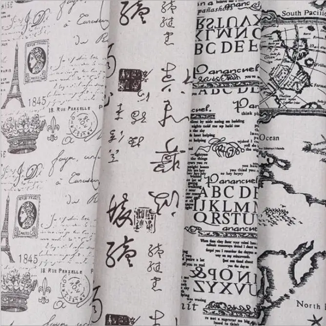 50*150 см хлопчатобумажная льняная ткань для шитья своими руками дивана занавески