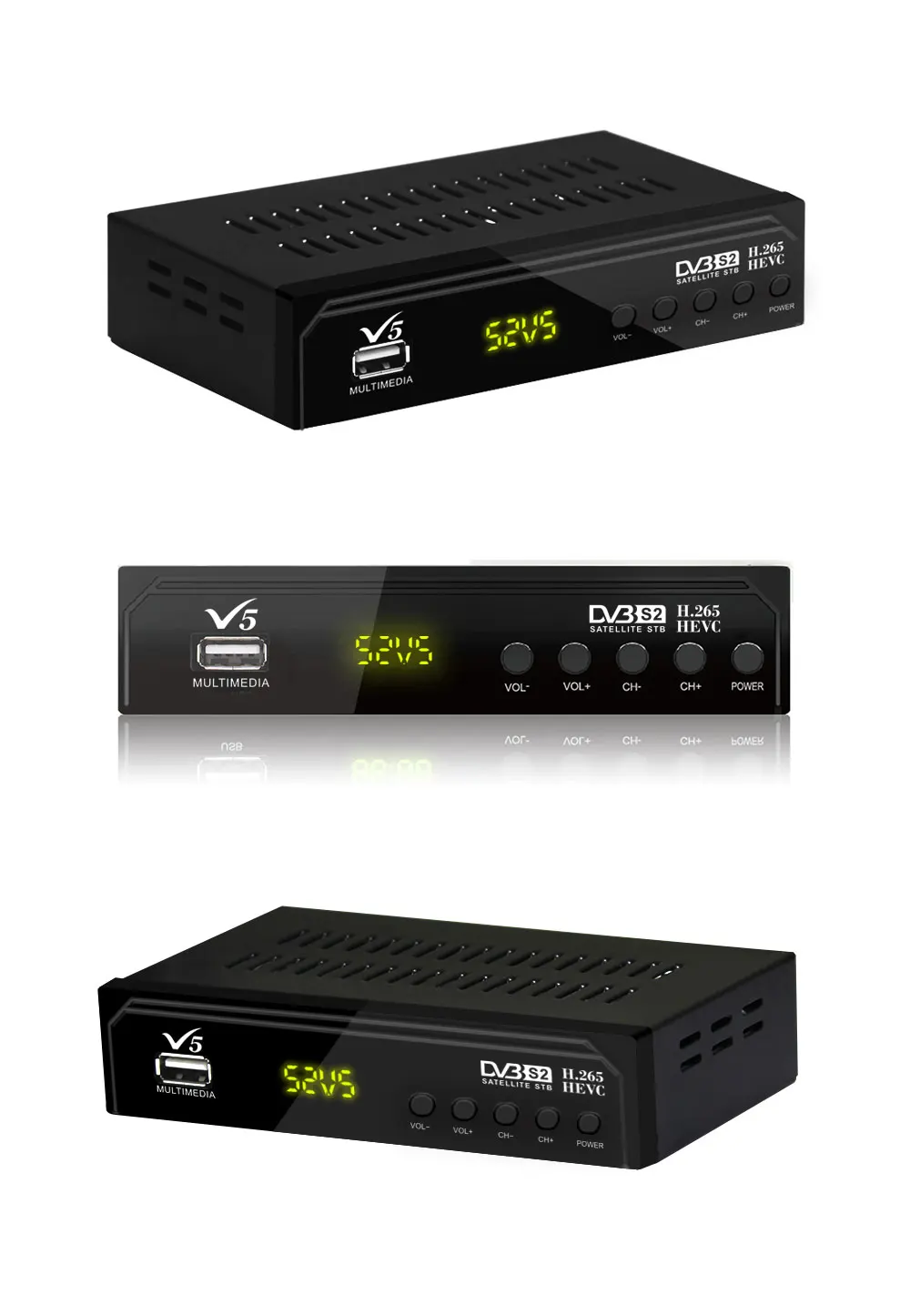 DVB-S2 V5 спутниковый ресивер цифровой ТВ-тюнер Поддержка HD H.265 AC3 DVB S2 рецептор Wifi CS Cline Biss Vu Youtube USB Захват