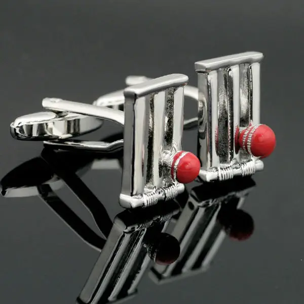 AK-128 Барри. Ван запонки Классические из нержавеющей стали Серебряная эмаль