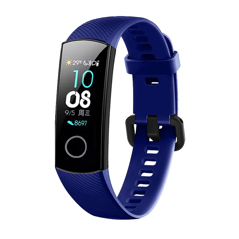 Умный Браслет для huawei Honor Band 4, силиконовый цветной спортивный ремешок для часов, ремешок на запястье для huawei Honor band 5 Correa