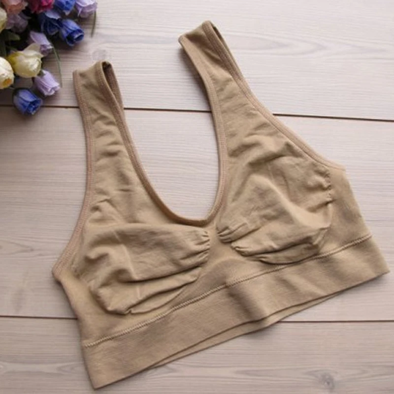 Женский спортивный бюстгальтер с чашками пуш ап|Майки| |