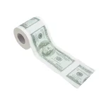 1 рулон, 2 слойные Новые забавные бумажные салфетки для ванной комнаты, 100 долларов напечатанные в долларах, забавные предметы для ванной комнаты, подарок для дома