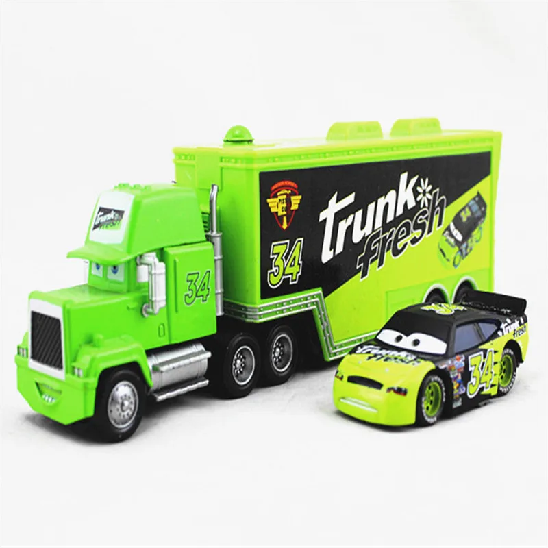 Pixar мультфильм аниме номер красный Pueple автомобиля и мак грузовик Diecast 1:55